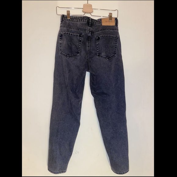 Zara Dark Grey Mom Jeans - Picture 2 of 4